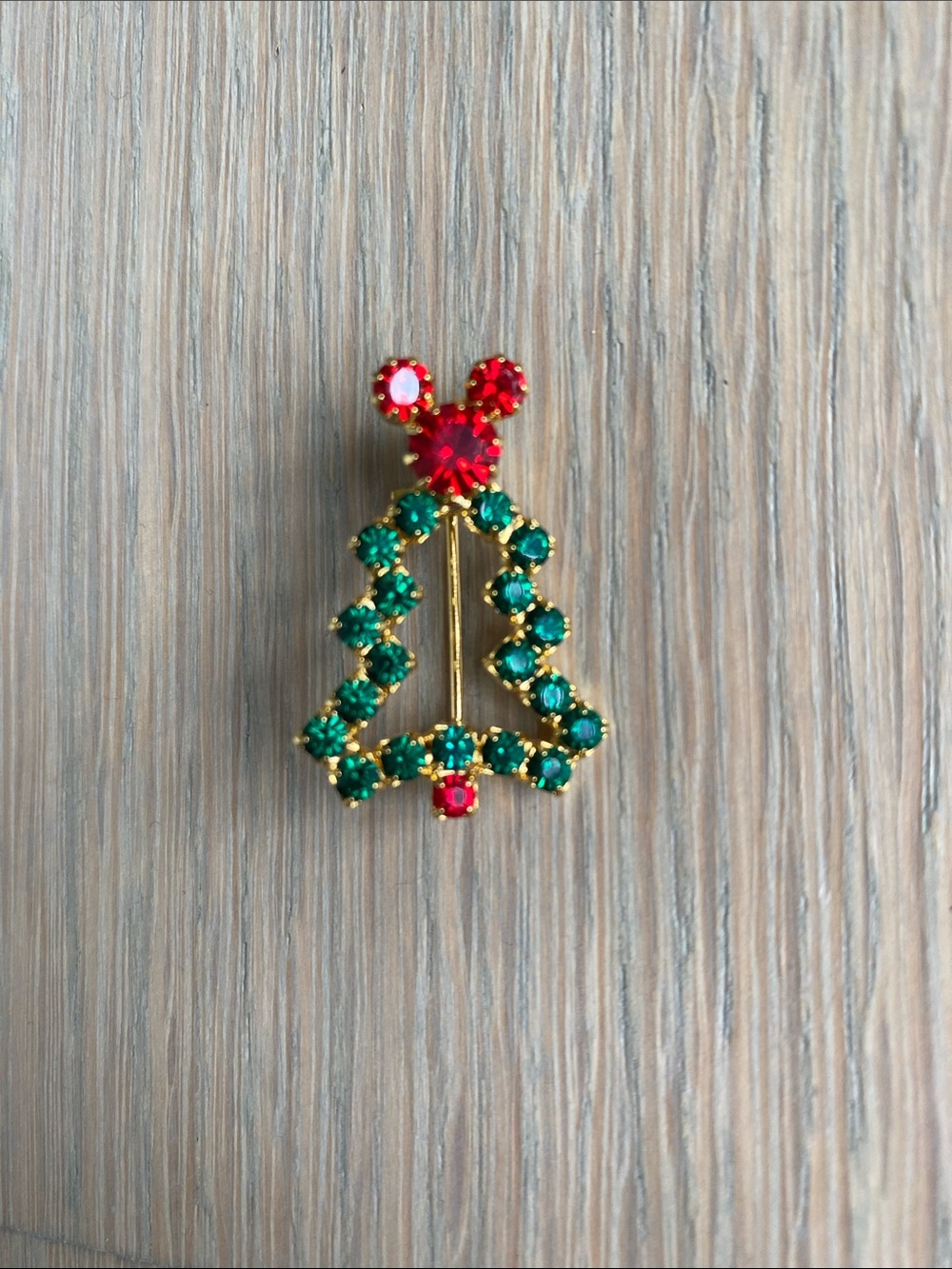 Mickey Mouse Christmas Tree Pin
